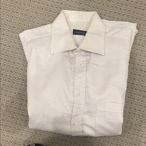 Canali Men's White Dress Shirt